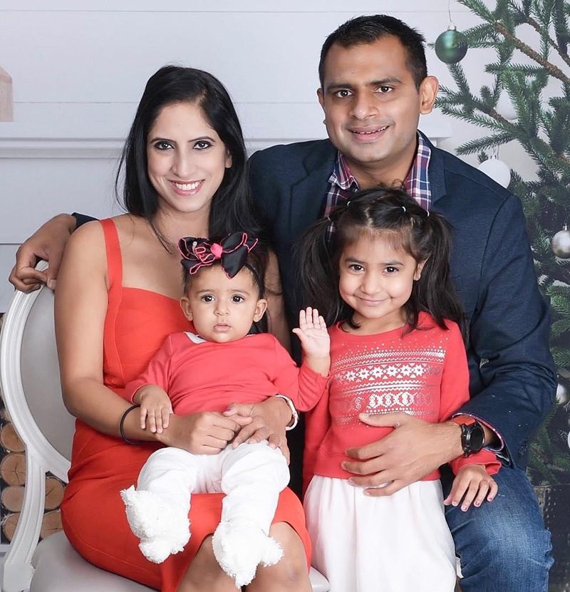 Dr. Poonam Yadav and family